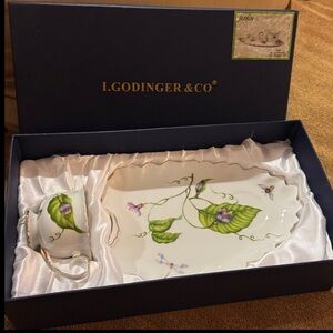 I Godinger & Co Jardin Tea & Toast Set